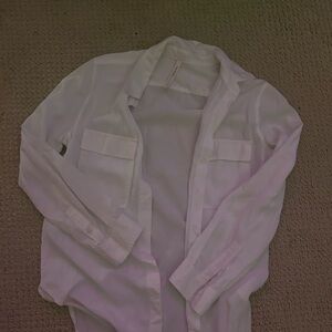 Aritzia White Blouse
